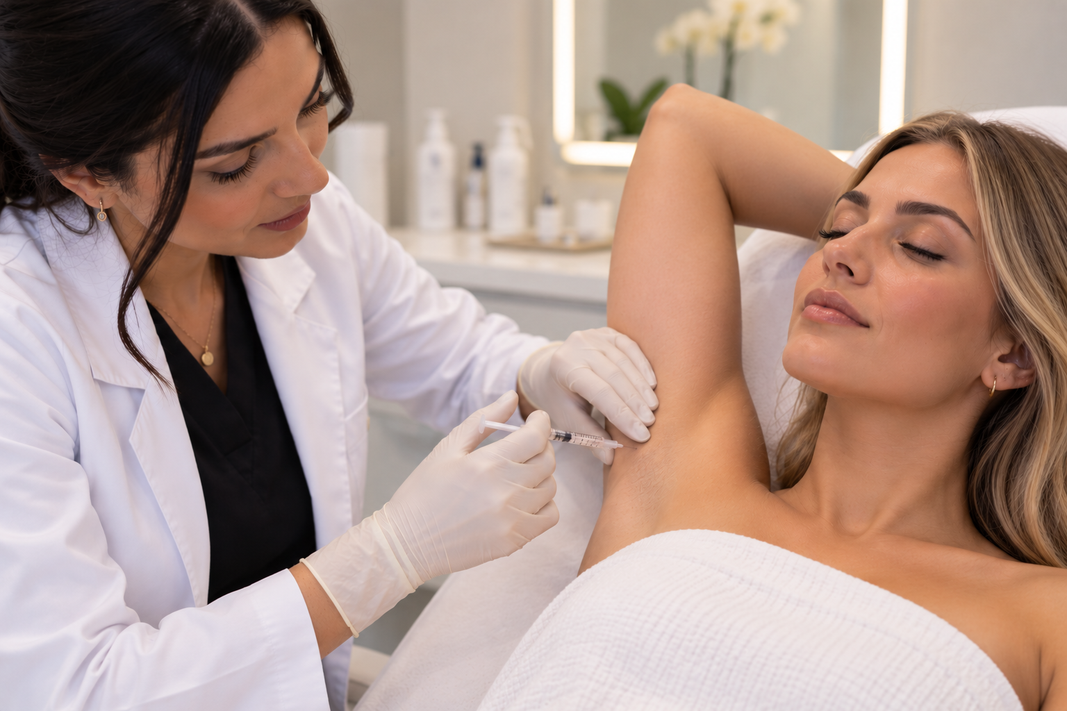 Sweating-Treatment